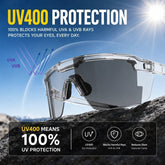 👓☀️UV400 Photochromic Polarized Safety Glasses – 🥇Impact Resistant Outdoor Sports & Work Eyewear