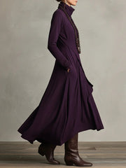 Elegant Casual Asymmetrical Maxi Dress